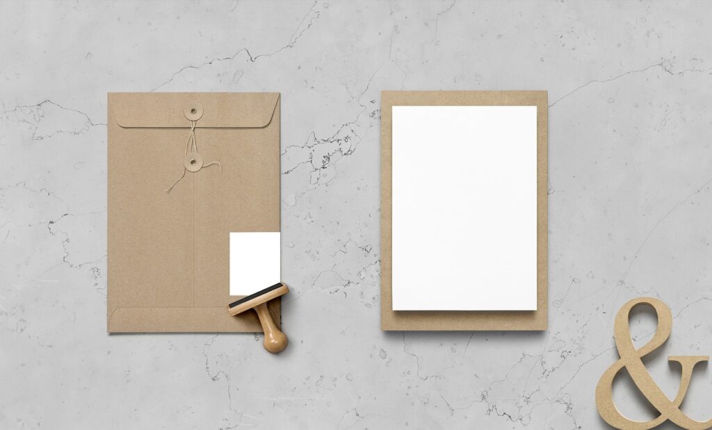 スタンプが押されたカード
